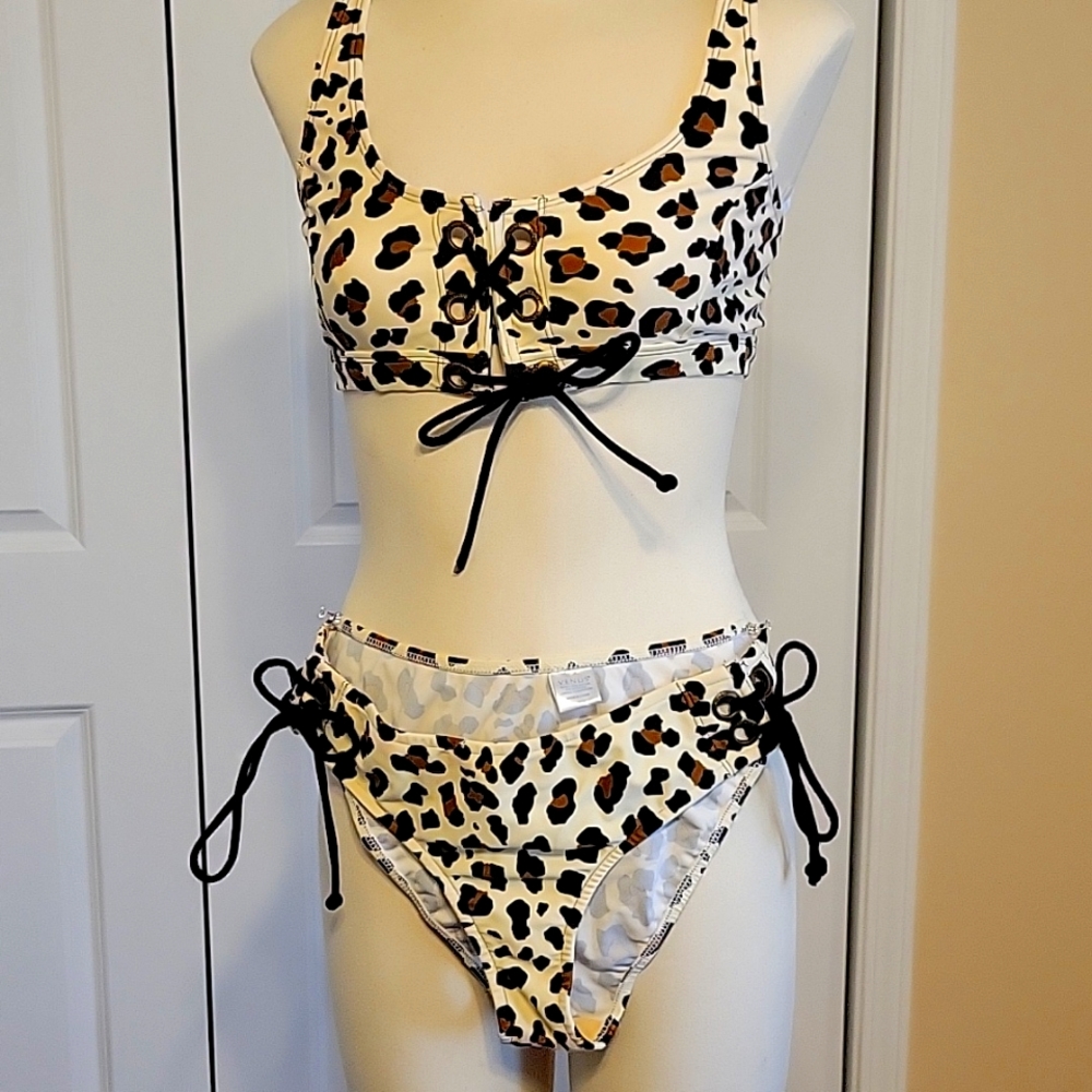 Animal print bikini